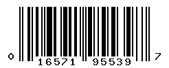 UPC barcode number 016571955397