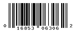 UPC barcode number 016853063062