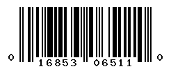 UPC barcode number 016853065110