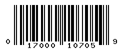 upc 017000107059 barcode image