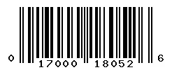 017000180526 barcode