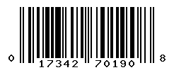 upc 017342701908 barcode image