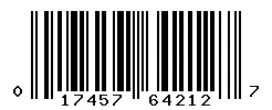 017457642127 barcode