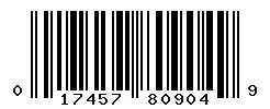 017457809049 barcode