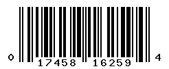 017458162594 barcode