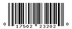 UPC barcode 017502232020