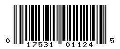 UPC barcode 017531011245