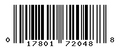 upc 017801720488 barcode image