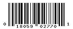 upc 018059027701 barcode image