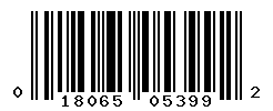 UPC barcode number 018065053992