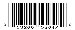 UPC barcode 018200530470