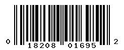 UPC barcode number 018208016952