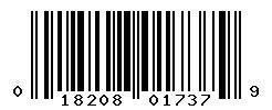UPC barcode number 018208017379