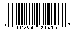 UPC barcode number 018208019137