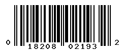 UPC barcode number 018208021932