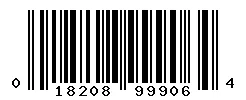 UPC 018208999064 barcode image