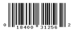 upc 018400312562 barcode image