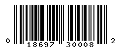 UPC barcode number 018697300082