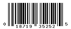 UPC barcode number 018719352525