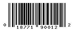 UPC barcode number 018771900122