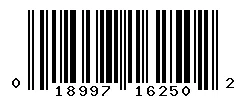 UPC barcode 018997162502