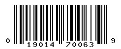 upc 019014700639 barcode image