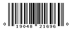 UPC barcode number 019048216960