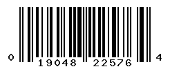 UPC barcode number 019048225764