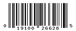 UPC barcode number 019100266285