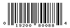 UPC barcode number 019200800884