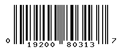 UPC barcode number 019200803137