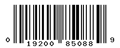 UPC barcode number 019200850889