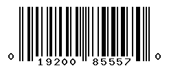 UPC barcode number 019200855570