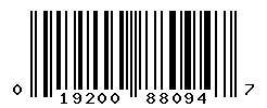 UPC barcode number 019200880947