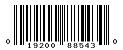 UPC barcode number 019200885430