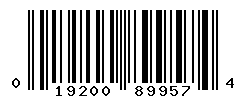 UPC barcode number 019200899574