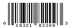 UPC barcode 019321822093
