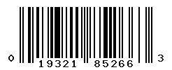 UPC barcode number 019321852663