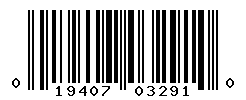 UPC barcode number 019407032910