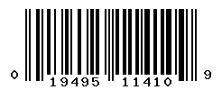 UPC barcode number 019495114109