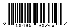 UPC barcode number 019495907657