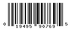 UPC barcode number 019495907695