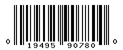 UPC barcode number 019495907800