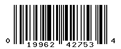 upc 019962427534 barcode image