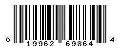 019962698644 barcode