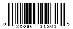 upc 020066112615 barcode image