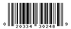 upc 020334302489 barcode image