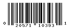 UPC barcode number 020571103931