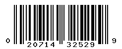 UPC barcode number 020714325299