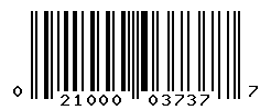 UPC barcode number 021000037377